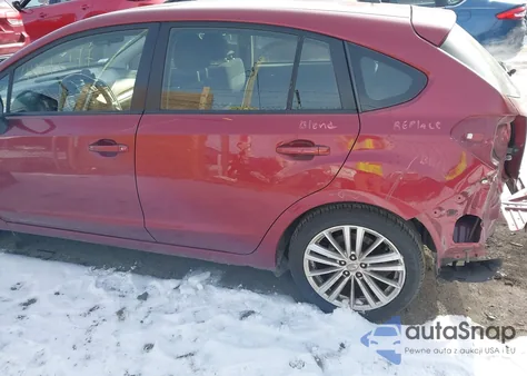 2012 Subaru Impreza 2.0I Premium z USA, uszkodzony, nr VIN JF1GPAF67CH230609